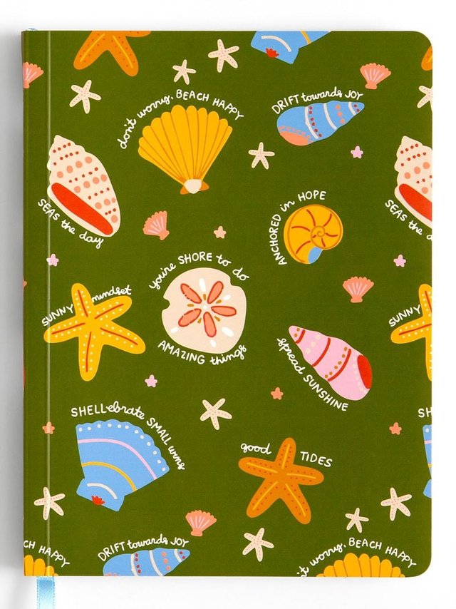 Seashell Affirmations Soft Flex Perfect Bound Journal, 1 of 5