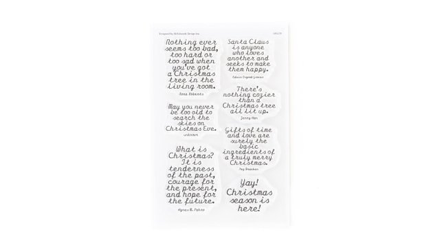 Christmas Phrases 4×6 Stamp Set, 1 of 4