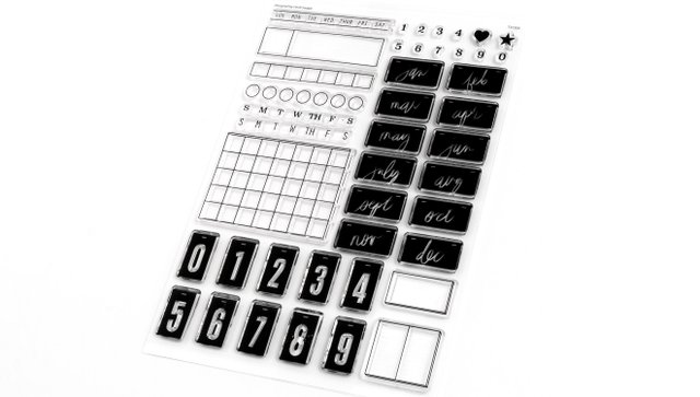 Stamp Set : 6×8 Monthly Planner, 2 of 5