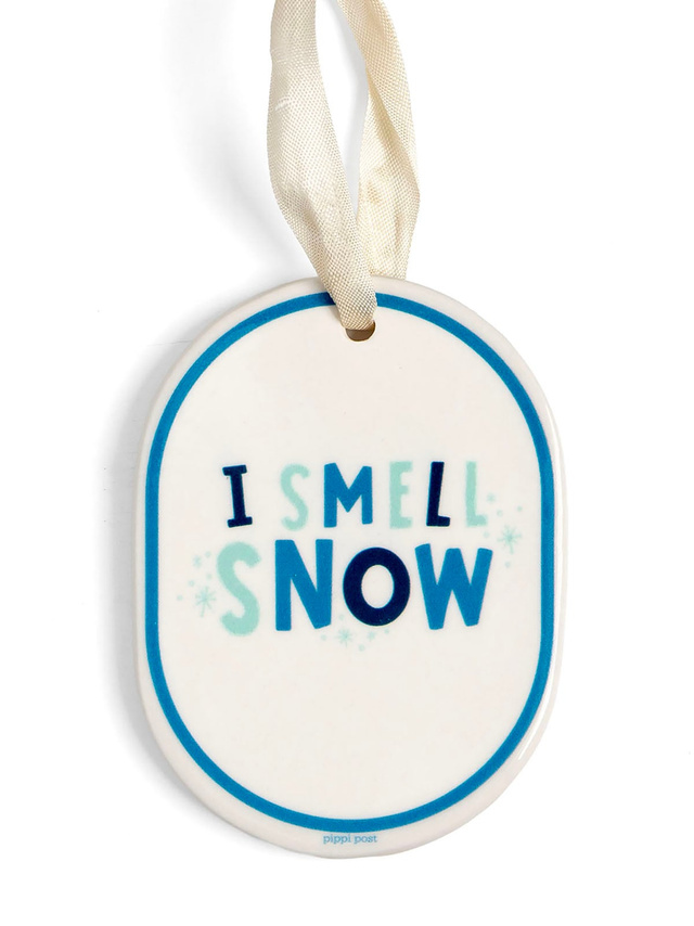 I Smell Snow Stars Hollow Christmas Ornament, 3 of 4