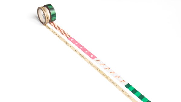 Candy Cane Lane Washi Tape Set, 2 of 2