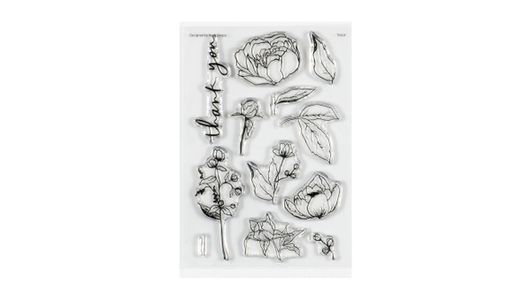 Stamp Set : 4×6 Florals, 1 of 4