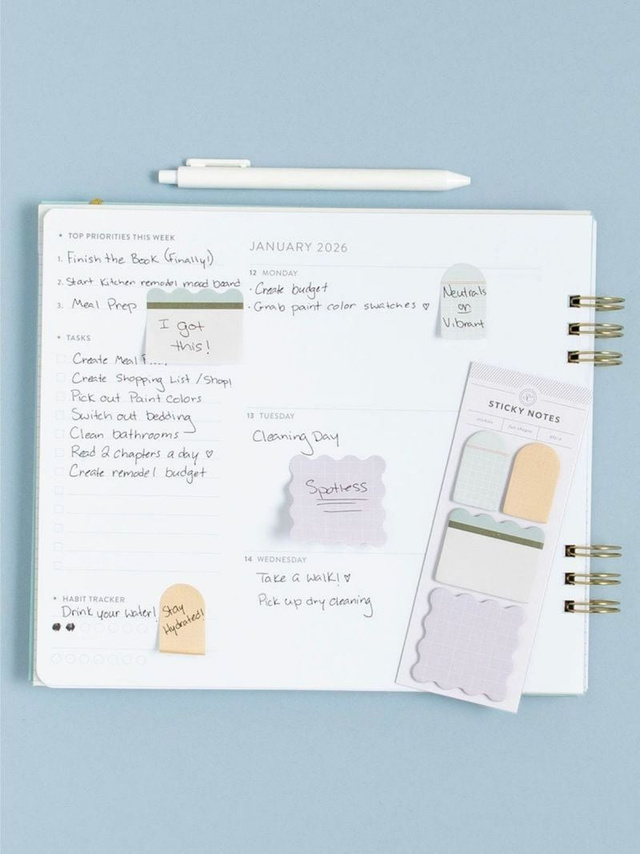 Grid Sticky Notes Set, 3 of 3