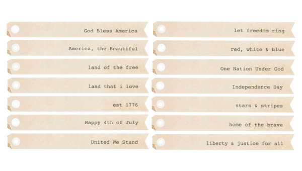 Freedom Slender Tag Booklet, 1 of 4