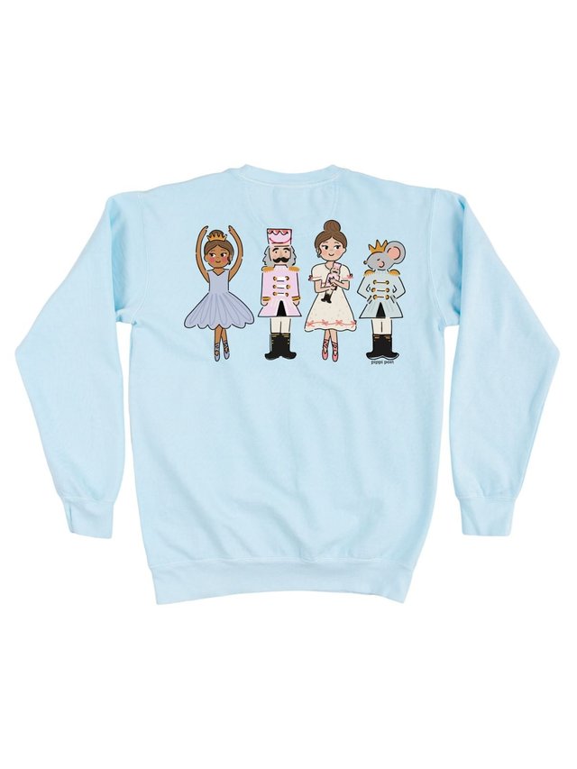 The Nutcracker Season Christmas Sweatshirt - Hydrangea, 5 of 6