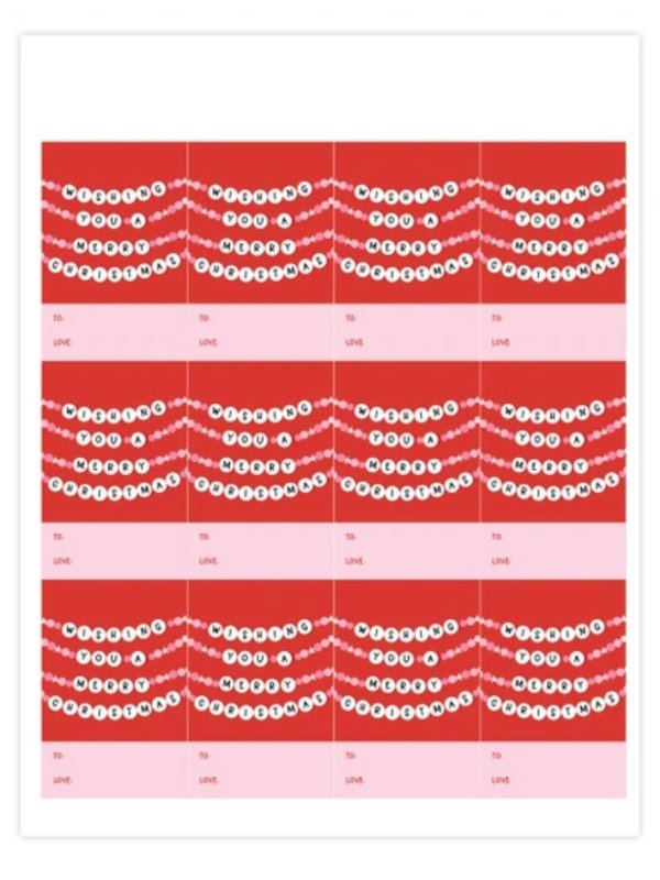 Digital Holiday Gift Tags, 1 of 1