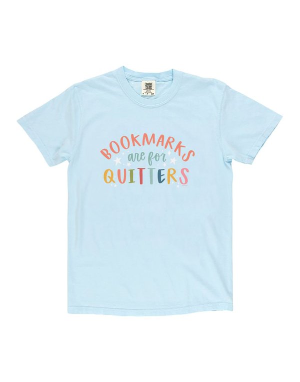 Bookmarks Are For Quitters Tee - Chambray, 3 of 3