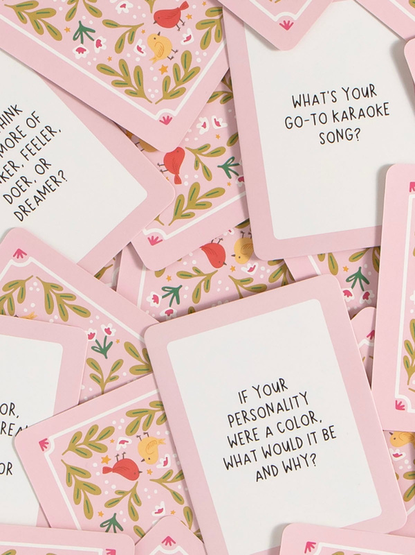 Ask Away Conversation Game - Deck of Cards + Storage Tin, 7 of 7