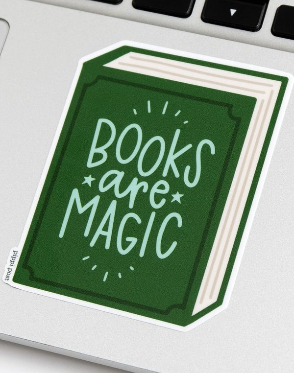 Books Are Magic Decal Sticker, 3 of 3
