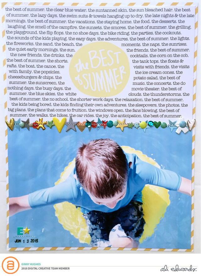 Summer Messy Circles Filled Digitals, 7 of 10