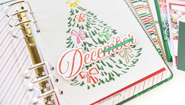 December Memories Large Chipboard Words, 6 of 6