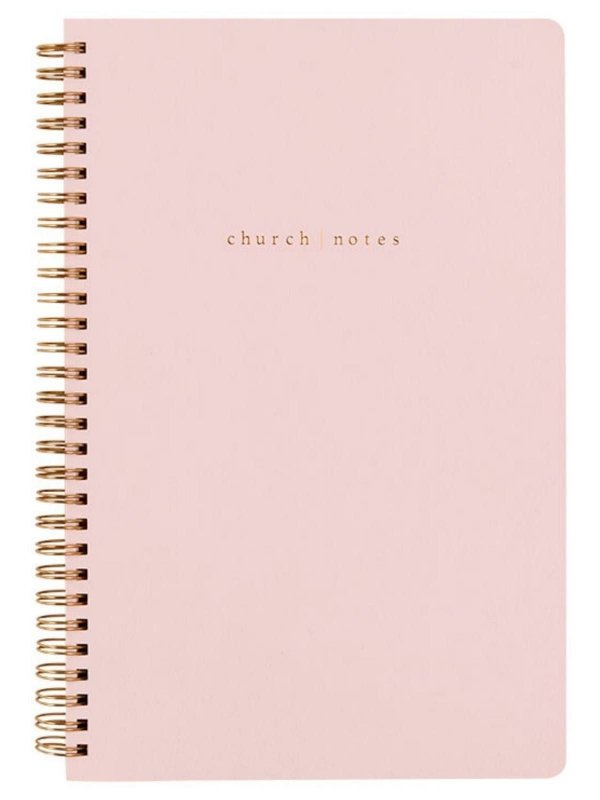 Blush Pink Bible Study Spiral Notebook, 1 of 11
