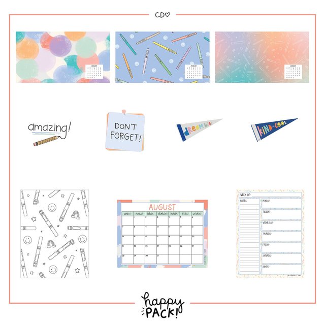August 2022 Happy Pack, 1 of 2