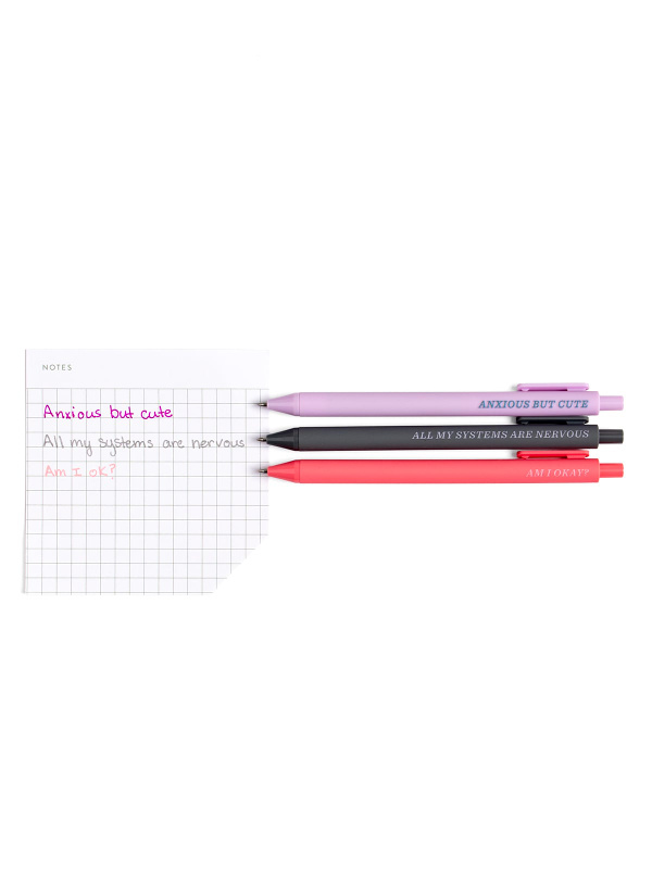 The All The Worries Gel Pen Set, 3 of 3