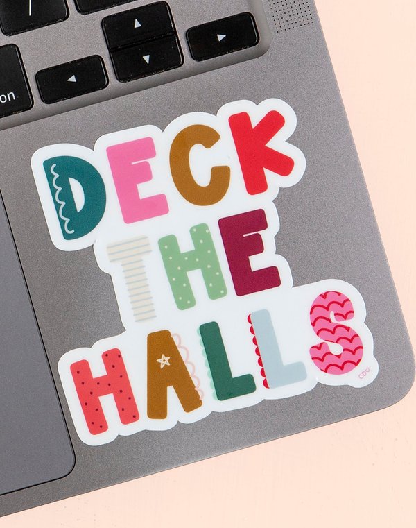 Deck the Halls Decal Sticker, 2 of 3