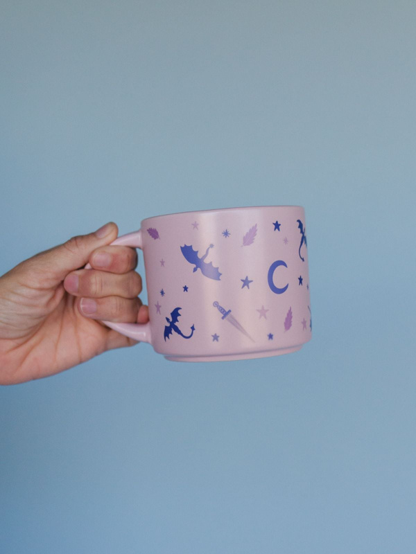 Romantasy Reader Large Ceramic Mug, 1 of 3