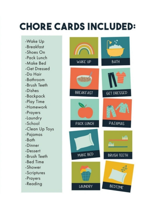 Kids Chore Chart Digital - Morning & Evening Routine, 3 of 7