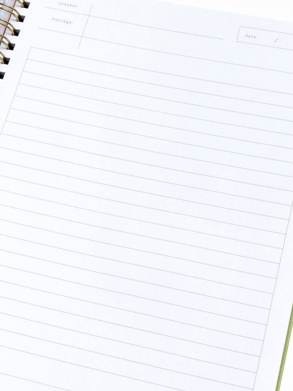 Blush Pink Bible Study Spiral Notebook, 5 of 11
