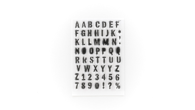 Stencil Alphabet 4×6 Stamp Set, 1 of 3