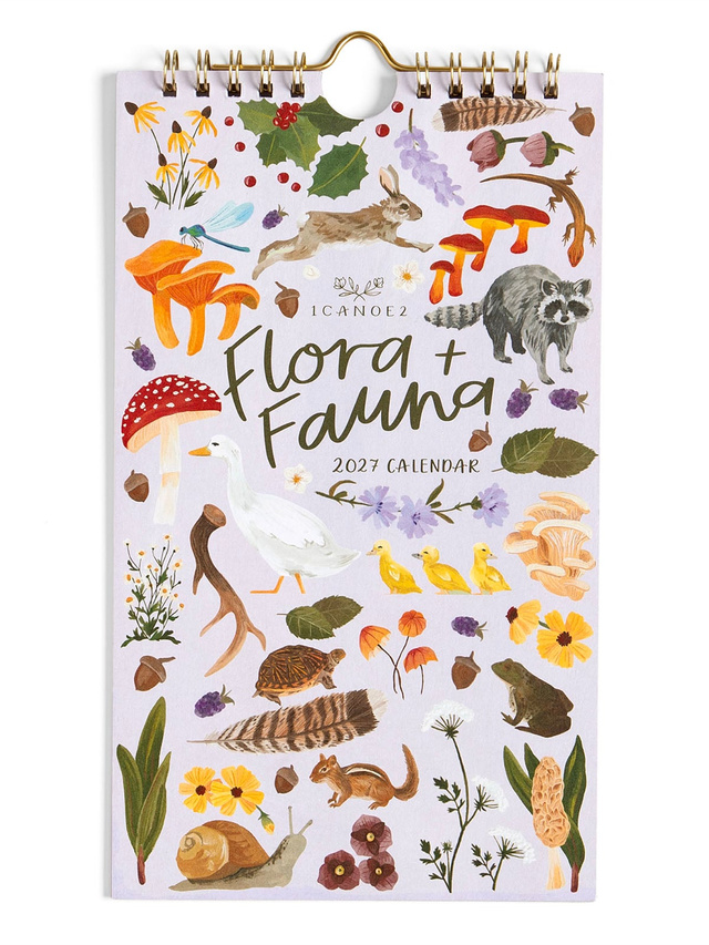 2027 Flora & Fauna Petite Hanging Wall Calendar, 1 of 6