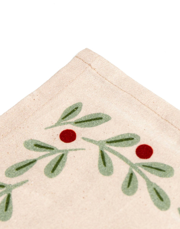 12 Days of Christmas Cotton Cloth Table Napkins Set, 3 of 4