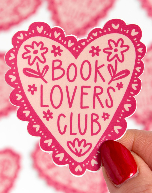 Book Lovers Club Decal Sticker, 2 of 3