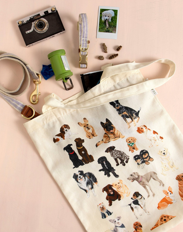 Furry Friends Dogs Tote, 1 of 4