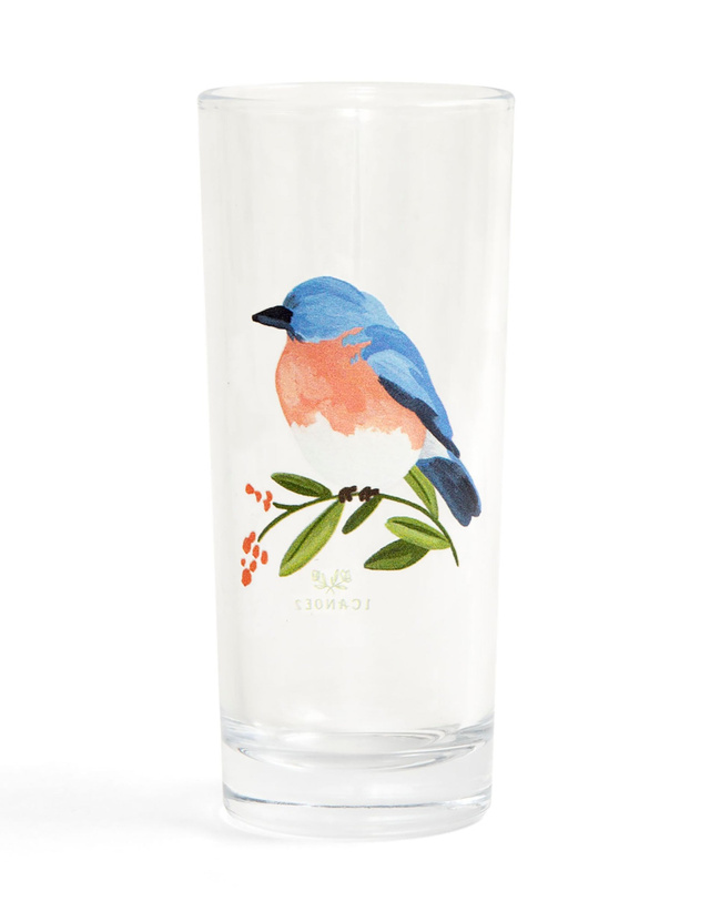 Eastern Bluebird Tall Juice Glass, 2 of 2
