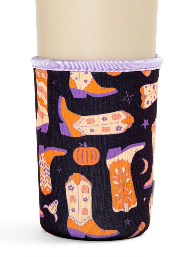 Halloween Western Cowgirl Boots Drink Sleeve, 3 of 4