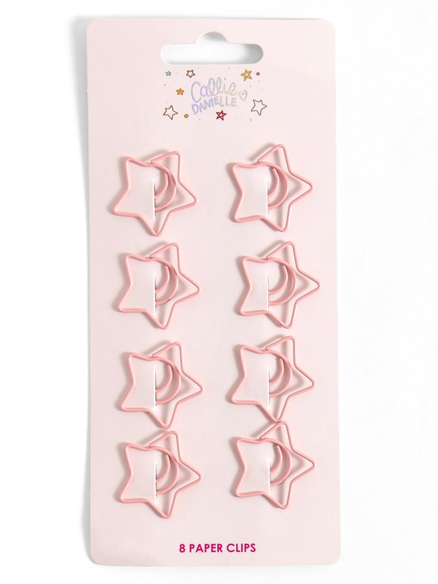 Cosmic Cuties Star & Moon Paper Clips – Set of 8, 1 of 2