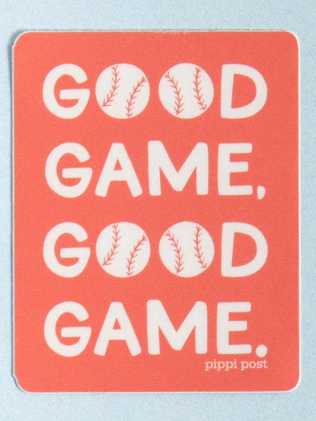 Good Game Baseball Decal Sticker, 4 of 5