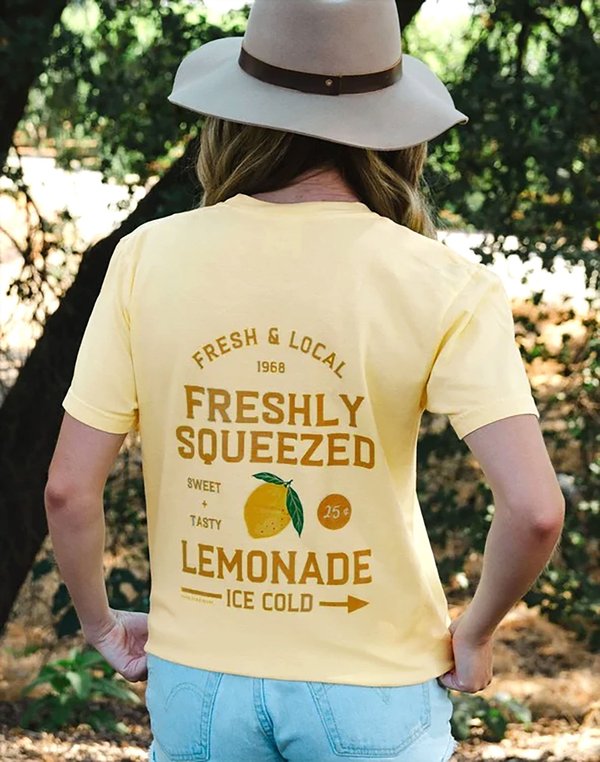 Lemon Grove Farmers Market Tee - Butter, 3 of 4