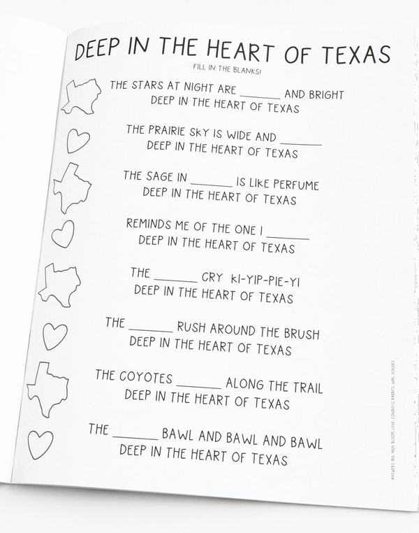 Texas Forever Western Coloring Book , 5 of 6