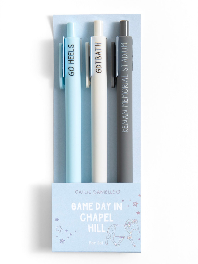 Chapel Hill Football Game Day Pen Set, 1 of 4