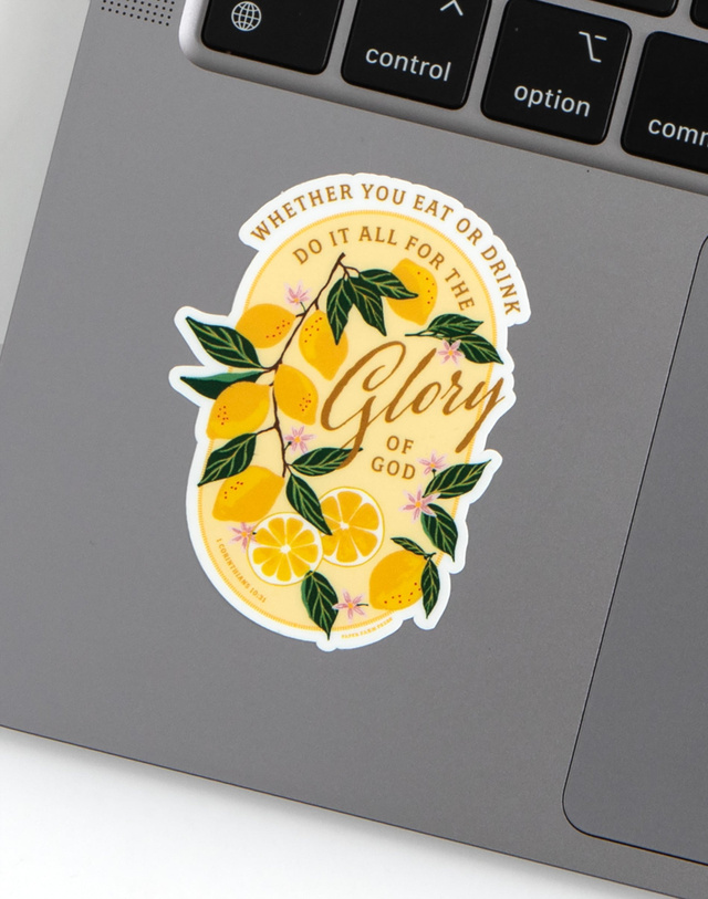 Lemon Faith Decal Sticker, 2 of 4