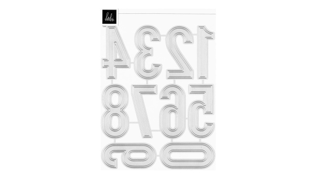 Metal Die Set : Storytellers Numbers - Outline, 1 of 5