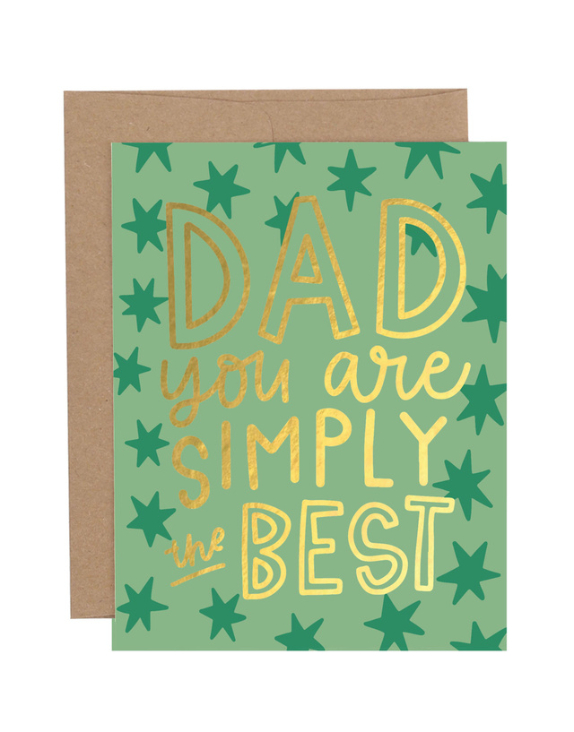 Dad You Are Simply The Best Father's Greeting Card , 1 of 1