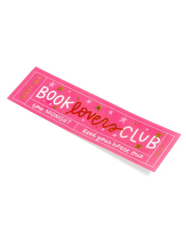Book Lovers Club Transparent Bookmark, 3 of 3