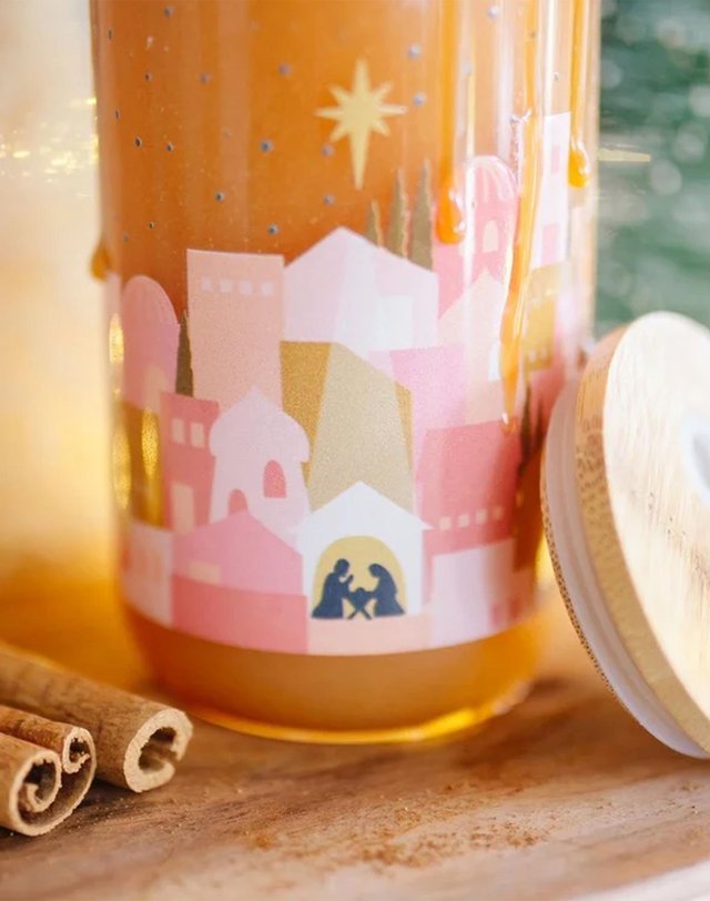 Nativity Glass Can, 2 of 6