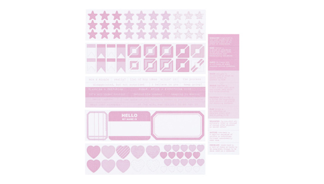 Color Collective Mini Sticker Booklet - Pinkity, 1 of 2