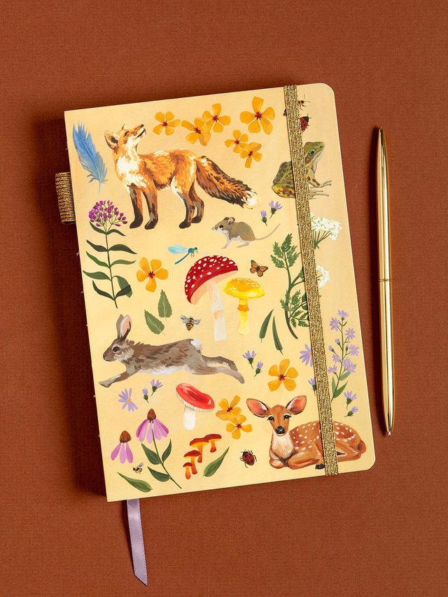 Flora & Fauna Lay Flat Lined Journal, 1 of 3