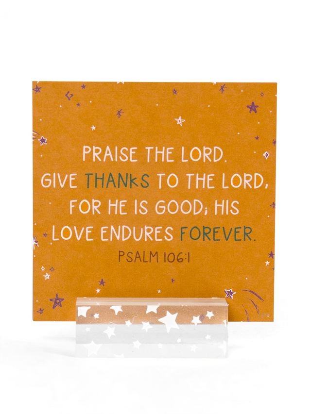 Verse for Gratitude – Bible Verse Card Set + Display Stand, 3 of 6