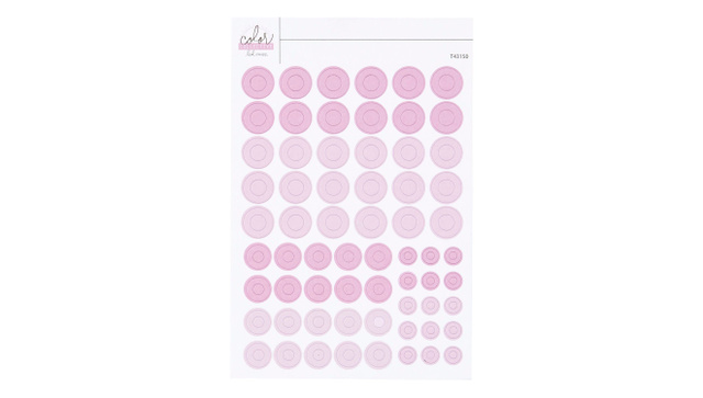 Color Collective 4×6 Mini Reinforcer Stickers - Pinkity, 1 of 1