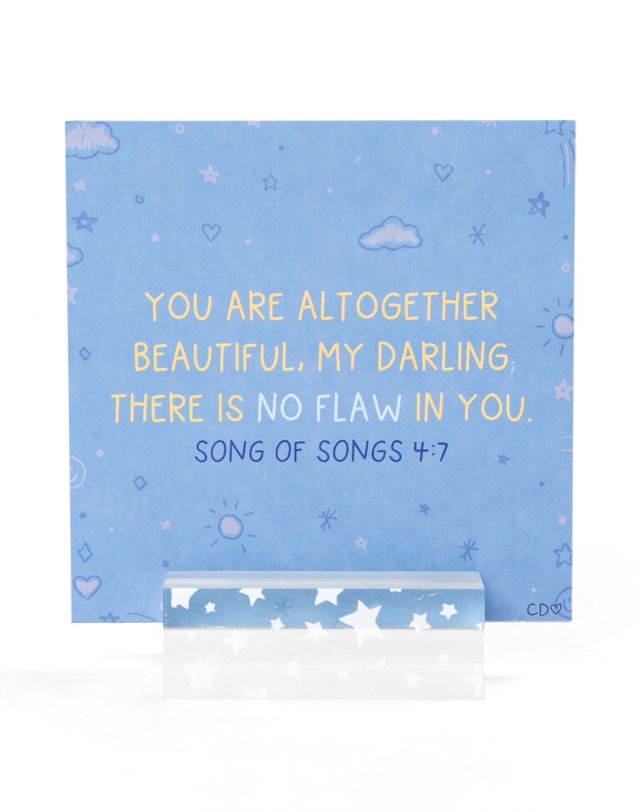 Verses For Daughters – Bible Verse Card Set with Display Stand, 5 of 6