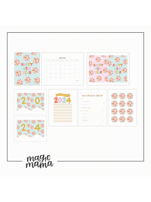 New Year New Goals Digital Bundle, 1 of 2