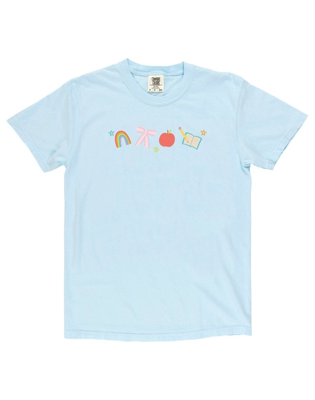 Beautiful Day To Learn Tee - Chambray, 5 of 5