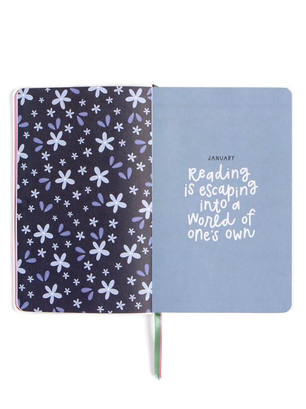 Book Lover Floral Petite Planner : 2027 Calendar Year, 14 of 14