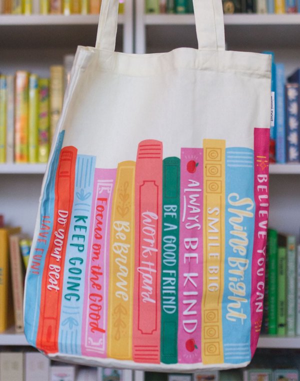 Affirmations Books Tote Bag, 4 of 5