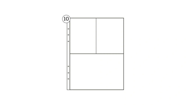 6×8 Page Protectors 3×4 and 4×6 pockets (10 pack), 1 of 1