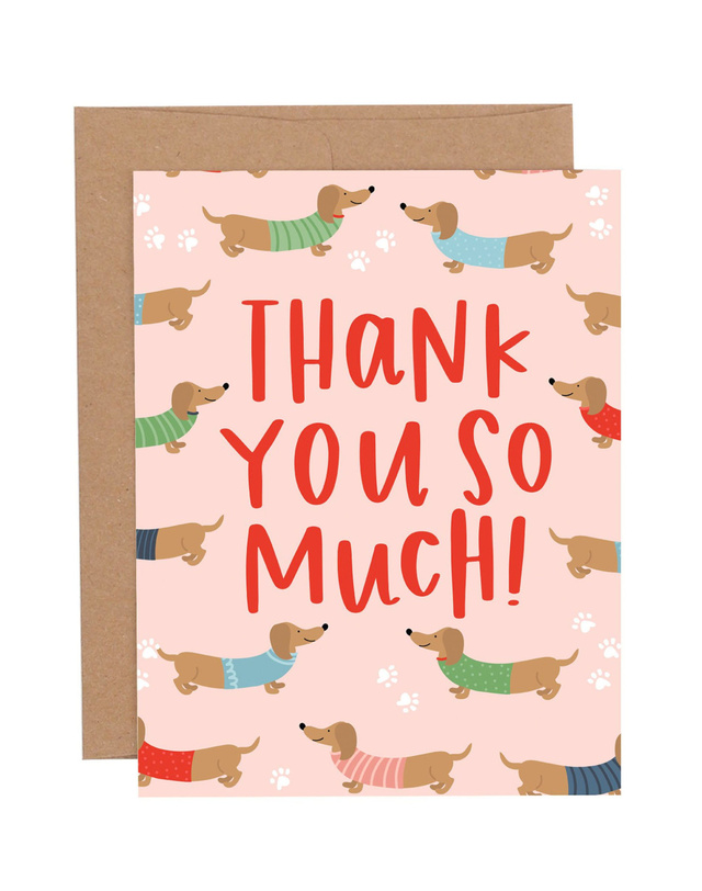Thank You So Much Pippi Greeting Card, 1 of 1